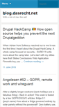 Mobile Screenshot of blog.dasrecht.net